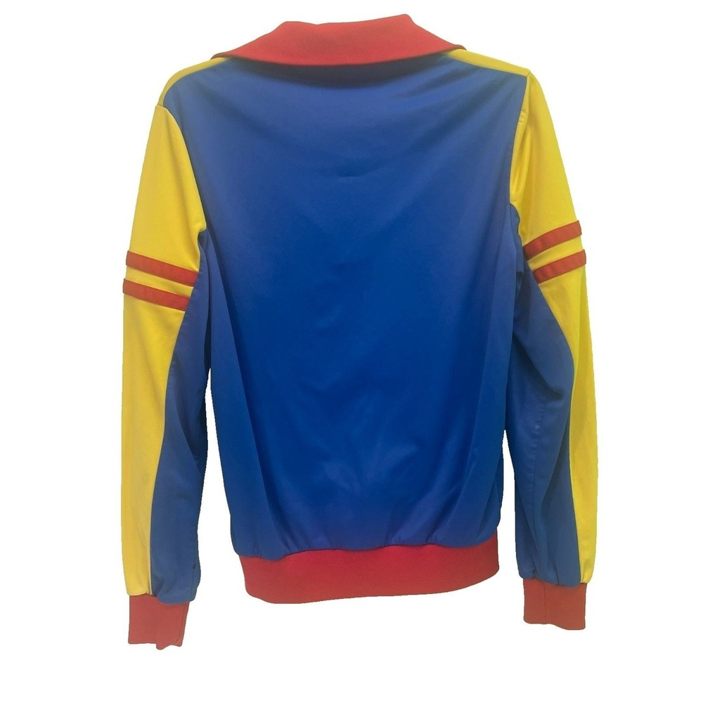 Linea Time Track Jacket Mens 34 Yellow‎ Blue Red Vintage Made in Italy Good - Picture 7 of 7